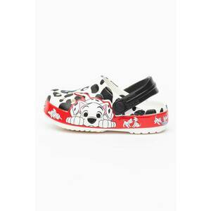 Saboti slingback cu 101 Dalmatieni Fun Lab - Rosu/Alb/Negru imagine