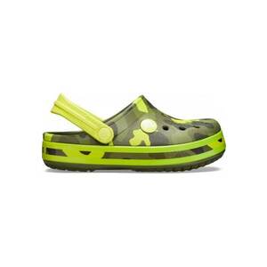 Saboti Crocband Multi-Graphic Clog - US Galben - Citrus - Alb imagine