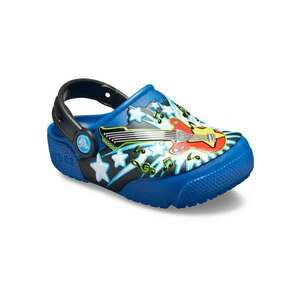 Saboti Fun Lab Guitar Lights Clog - US Albastru - Blue Jean - Alb imagine