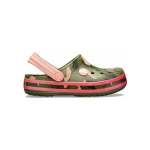 Saboti Crocband Multi-Graphic Clog - US Pepene galben - Melon - Galben imagine