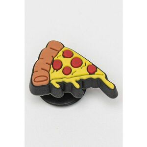 Talisman in forma de pizza - pentru saboti - Galben pai/Rosu inchis imagine