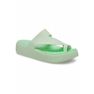 Saboti Femei Spuma Croslite - Getaway Platform Toe Loop - Verde - Verde imagine