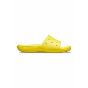 Papuci Classic Slide Iconic Crocs Comfort - US Galben - Lemon - Alb imagine