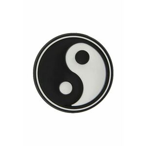 Accesoriu jibbitz pentru saboti cu model Ying&Yang - Alb/Negru imagine
