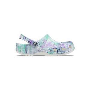Saboti Classic Out of this World II Clog - US Alb - White/Multi - Alb imagine