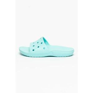 Papuci cu aspect perforat - Albastru aquamarin imagine