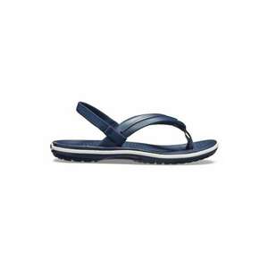 Slapi Kids' Crocband Strap Flip - US Albastru - Navy - Alb imagine