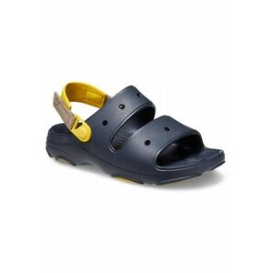 Sandale slingback cu model uni - Bleumarin imagine