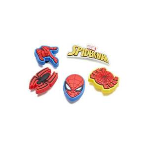 Set de talismane Spiderman Jibbitz - 5 piese - Rosu/Galben/Albastru imagine