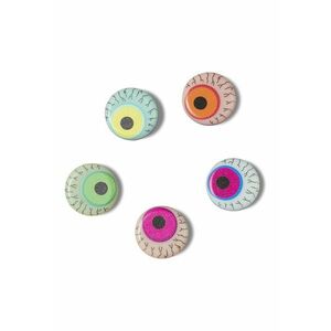 Set de talismane pentru saboti in forma de ochi Jibbitz - 5 piese - Multicolor imagine
