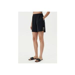 Pantaloni sport dama negru - scurti imagine