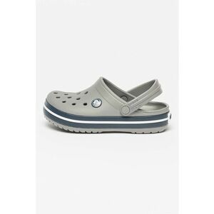 Saboti slingback convertibili cu dunga contrastanta Crocband - Gri imagine