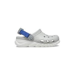 Saboti slingback cu aspect perforat - Alb/Gri deschis/Albastru imagine