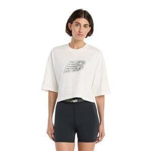 Tricou crop cu maneci cazute imagine