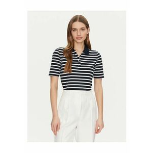 Tricou dama bleumarin/alb imagine