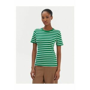 Tricou dama - Verde/Alb - Dungi imagine