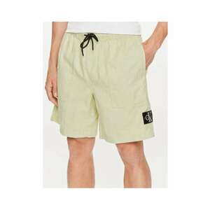 Pantaloni scurti barbati - verde - bumbac - imagine