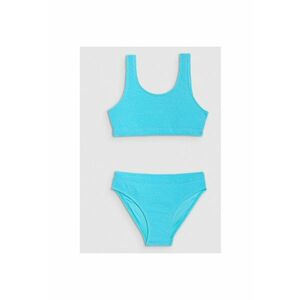 Costum de baie doua piese - Poliester - Albastru turcoaz - imagine