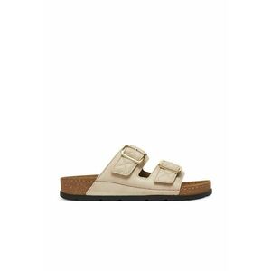 Papuci dama - model Bora 2 Straps - piele ecologica - Ivory imagine