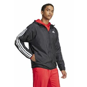 Jacheta relaxed fit cu benzi logo - Alb/Negru stins imagine