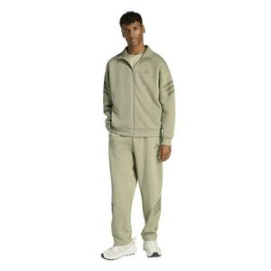 Bluza de trening cu fermoar si buzunare laterale - Bej imagine
