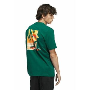 Tricou cu imprimeu logo - Verde/Portocaliu imagine