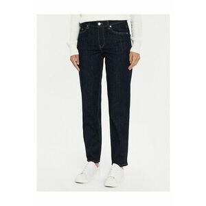 Blugi dama model Straight Fit - Bleumarin - imagine