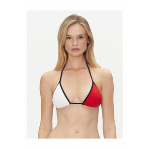 Top de baie dama - sintetic - multicolor - Rosu/Alb imagine