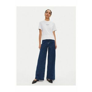 Blugi dama - model wide-leg - albastru - imagine