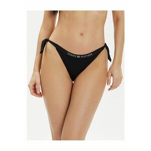Slip de bikini dama negru - elastic - imagine