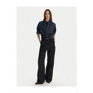 Blugi dama - Wide Leg - Bleumarin imagine