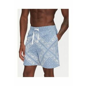 Pantaloni scurti barbati albastru deschis - bumbac imagine