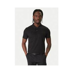 Tricou barbati polo - negru - bumbac imagine