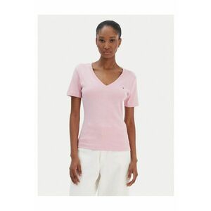 Tricou dama - Decolteu in V - Roz imagine