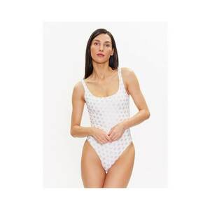 Costum de baie dama alb - imagine