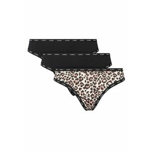 Lenjerie intima dama - Negru/Leopard - 3 perechi imagine