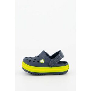 Saboti slingback relaxed fit Crocband - Verde neon/Bleumarin imagine