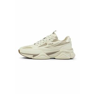 Pantofi sport cu insertii de plasa Recade - Alb fildes/Crem imagine
