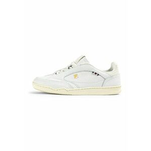 Pantofi sport low-cut din piele Slantshot - Alb murdar imagine