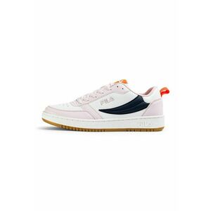 Pantofi sport low-cut de piele ecologica Rega - Negru/Portocaliu/Roz pal imagine