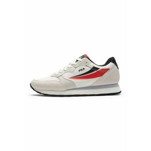 Pantofi sport low-cut cu garnituri de piele intoarsa Hypert - Rosu/Negru/Bej deschis imagine