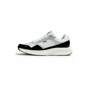 Pantofi sport cu garnituri de piele intoarsa Skyleap - Alb/Negru/Gri deschis imagine