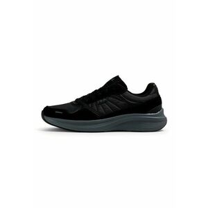 Pantofi sport cu garnituri de piele intoarsa Skyleap - Negru/Gri inchis imagine