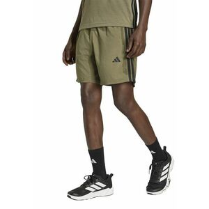 Pantaloni scurti cu buzunare cu fermoar pentru fitness Essentials - Negru/Verde masliniu imagine