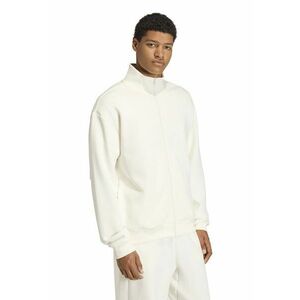 Bluza de trening cu guler inalt si fermoar - Alb murdar imagine