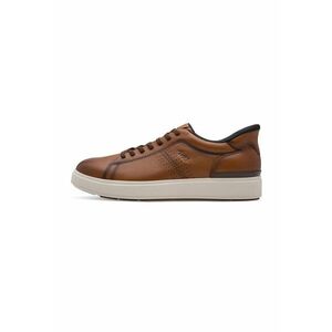 Pantofi sport low-cut de piele - Maro pamantiu imagine