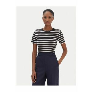 Tricou dama - Negru/Alb - Dungi imagine