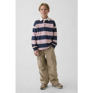Pantaloni cargo cu croiala lejera - Maro taupe deschis imagine