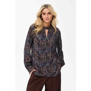 Bluza cu imprimeu Paisley si detaliu decupat Ika imagine