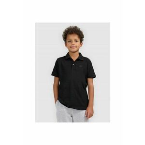 Tricou polo copii - negru - bumbac - confortabil imagine